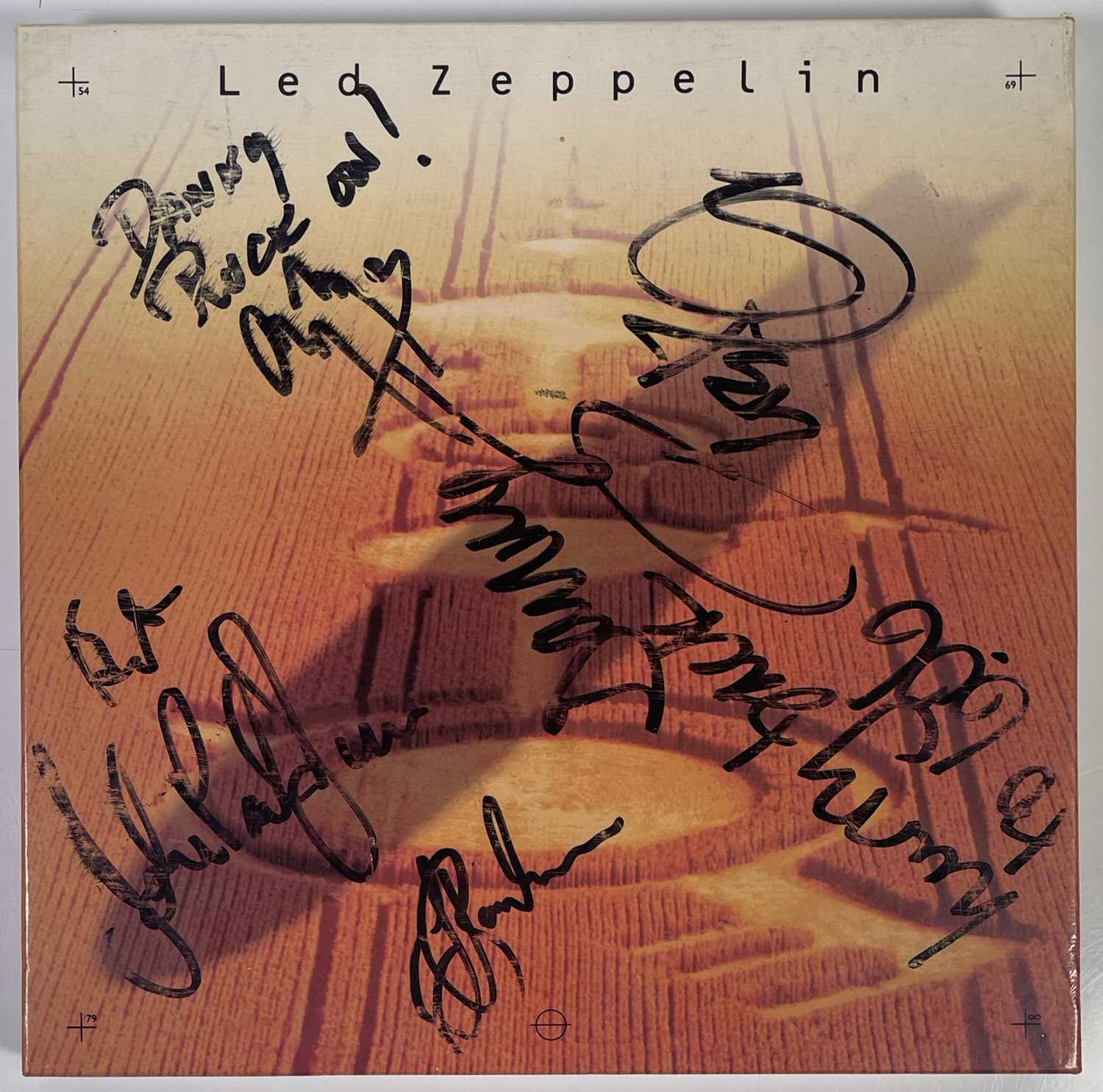 Lot 2 LED ZEPPELIN FULLY SIGNED BOXSET.