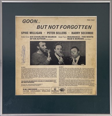 Lot 8 - THE GOONS - LP SIGNED BY SPIKE MILLIGAN, PETER SELLERS, HARRY SECOMBE.