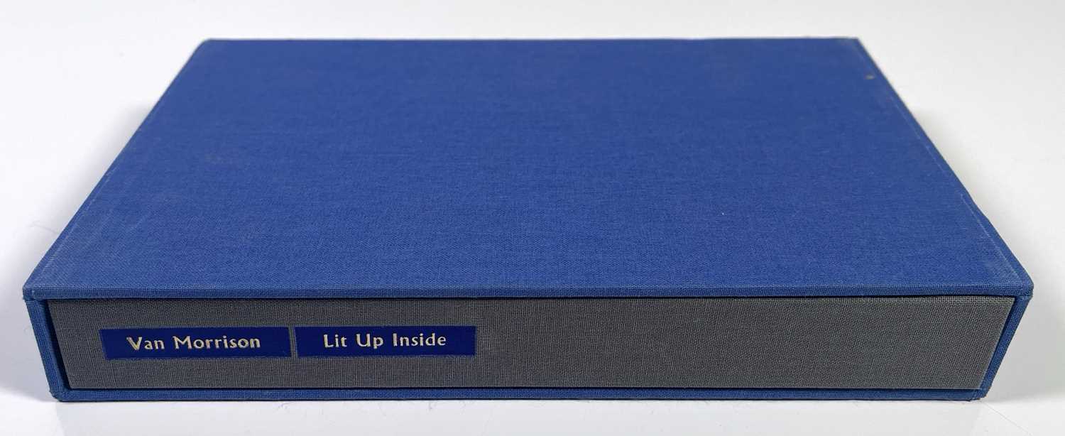 Lot 11 - VAN MORRISON - LIT UP INSIDE, SIGNED LIMITED EDITION BOOK.