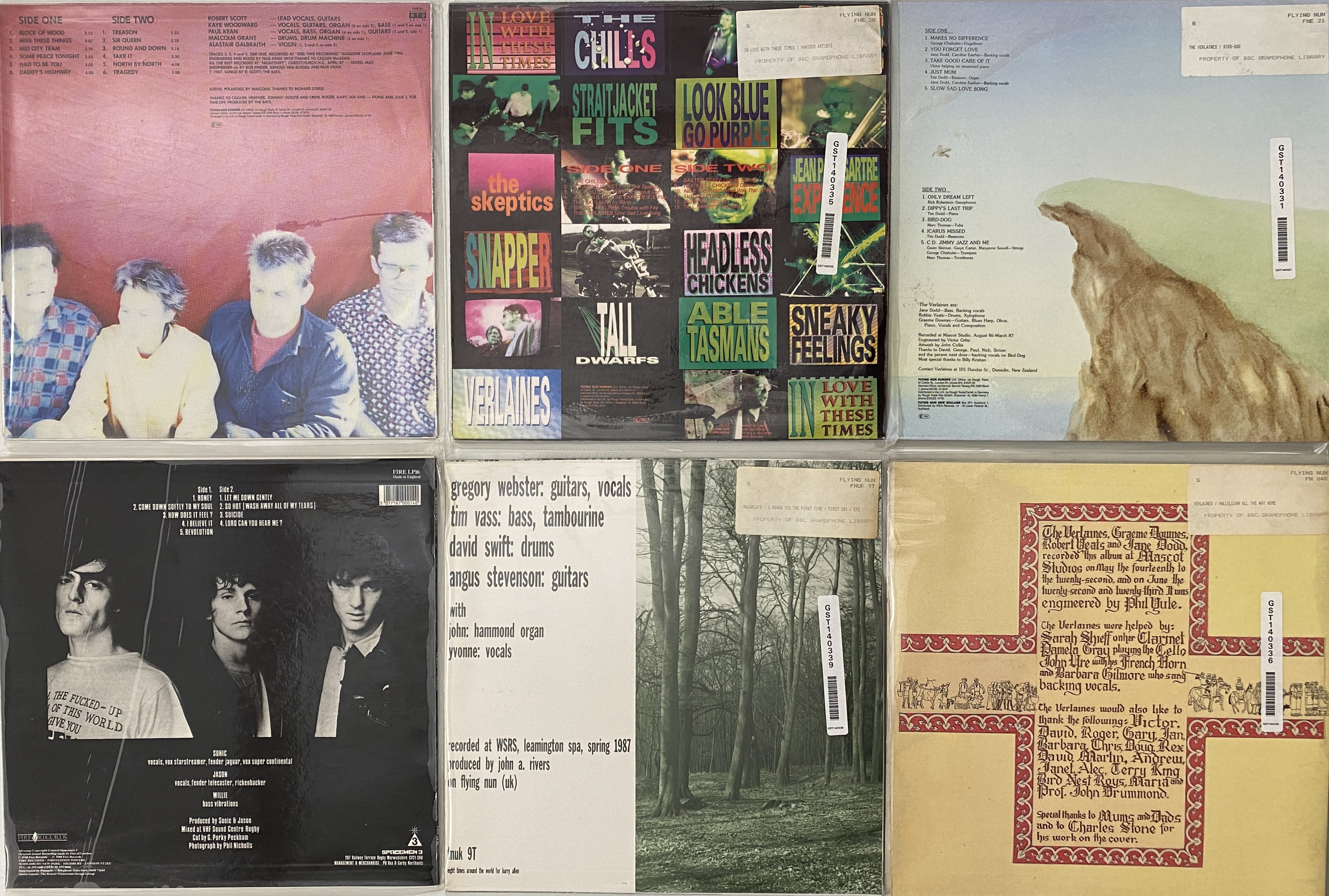 Lot 128 - FLYING NUN/ FIRE RECORDS - LP PACK