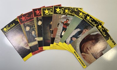 Lot 260 - THE BEATLES INTEREST - TEN ORIGINAL STAR CLUB NEWS MAGAZINES.