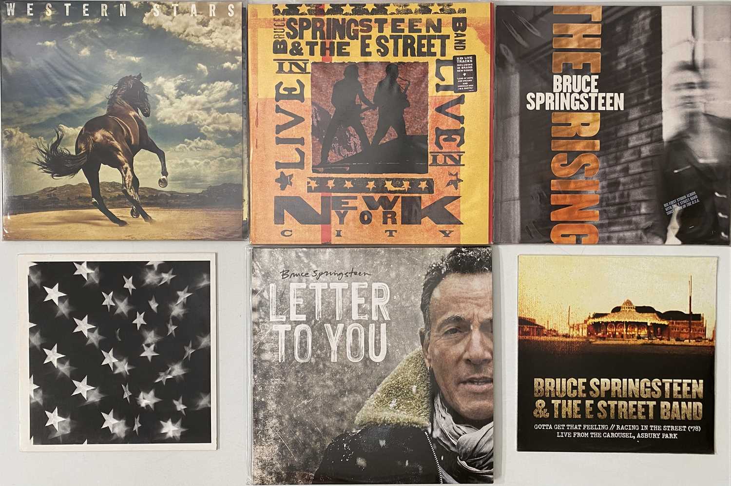 Lot 43 - BRUCE SPRINGSTEEN - MODERN LP PACK