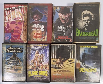 Lot 218 - COLLECTABLE VHS - HORROR / ARTHOUSE.
