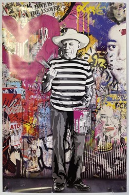 Lot 120 - MR BRAINWASH (1966, FRANCE) - PICASSO POSTER.