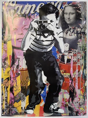 Lot 121 - MR BRAINWASH (1966, FRANCE) - BOY WITH CAMERA POSTER.