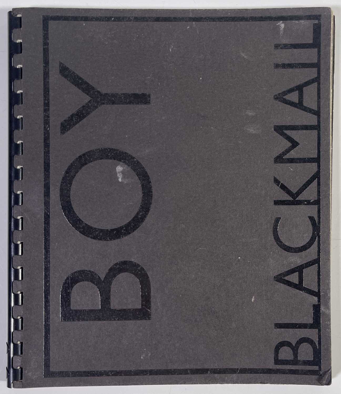 Lot 556 - PUNK FASHION - ORIGINAL AND RARE 1981 BOY LONDON BLACKMAIL CATALOGUE.