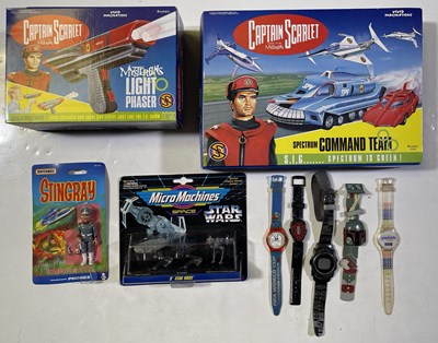 Lot 221 - GERRY ANDERSON - CAPTAIN SCARLET / STAR WARS ETC TOYS / COLLECTABLES.