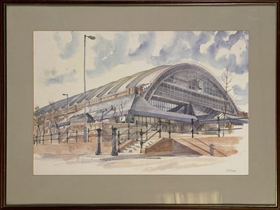 Lot 114 - KEN MOSELY PAINTING - MANCHESTER G-MEX.