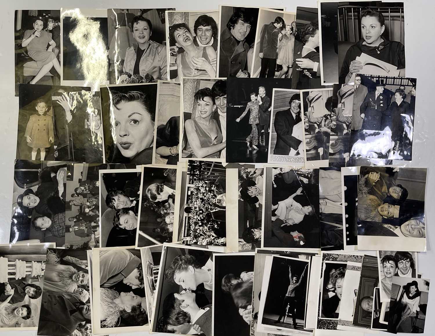 Lot 238 - JUDY GARLAND - LARGE COLLECTION OF PRESS PHOTOGRAPHS.