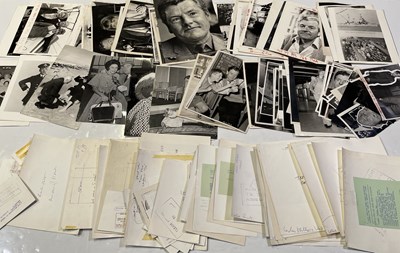 Lot 243 - KENNETH MORE / LESLIE PHILLIPS- LARGE COLLECTION OF PRESS PHOTOGRAPHS.