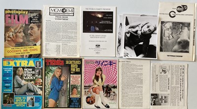 Lot 218 - SUSAN GEORGE MEMORABILIA COLLECTION.