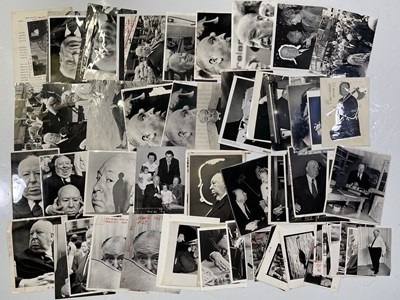 Lot 257 - ALFRED HITCHCOCK- LARGE COLLECTION OF PRESS PHOTOGRAPHS.