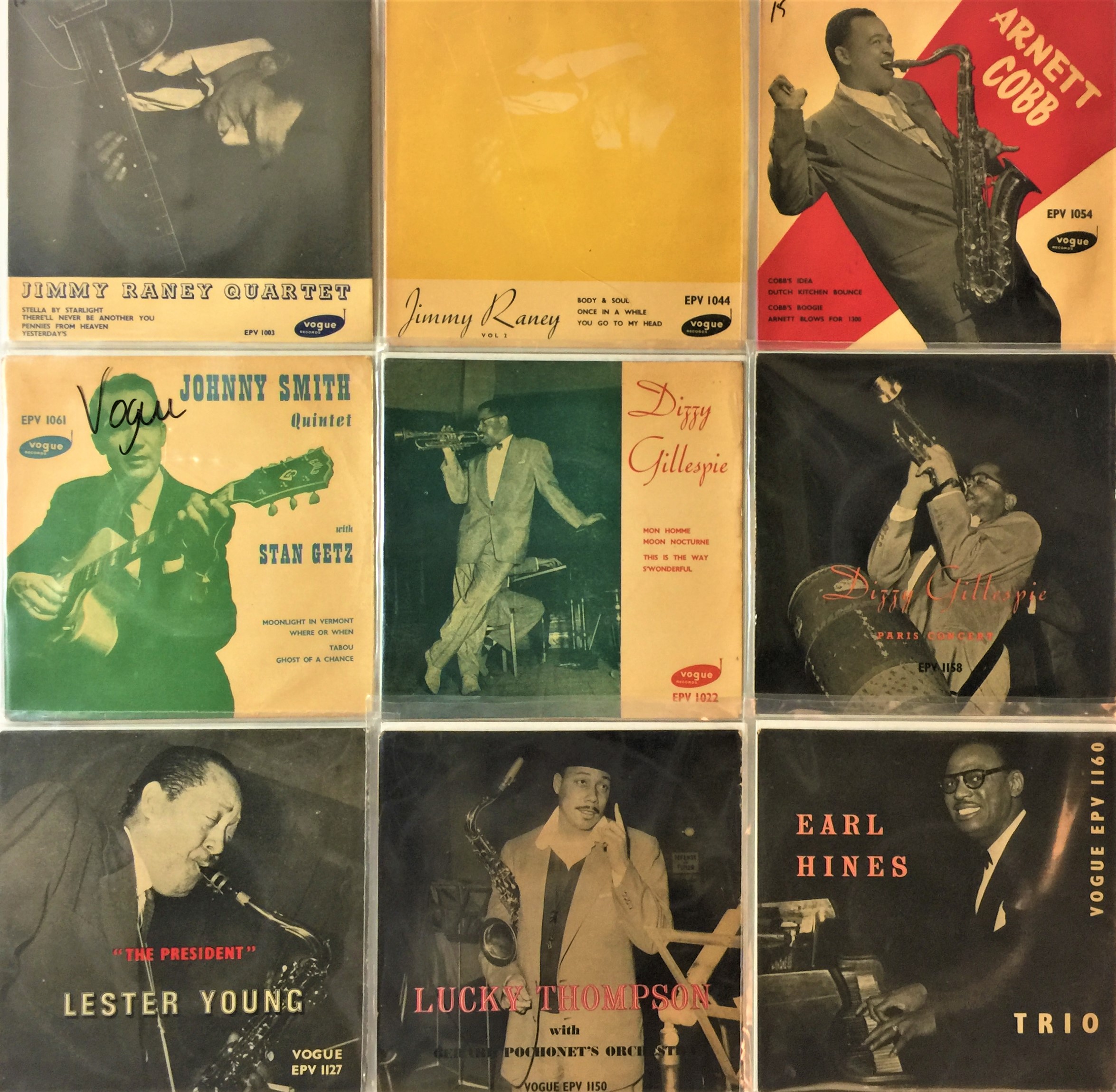 Lot 90 - JAZZ - VOGUE EPs.