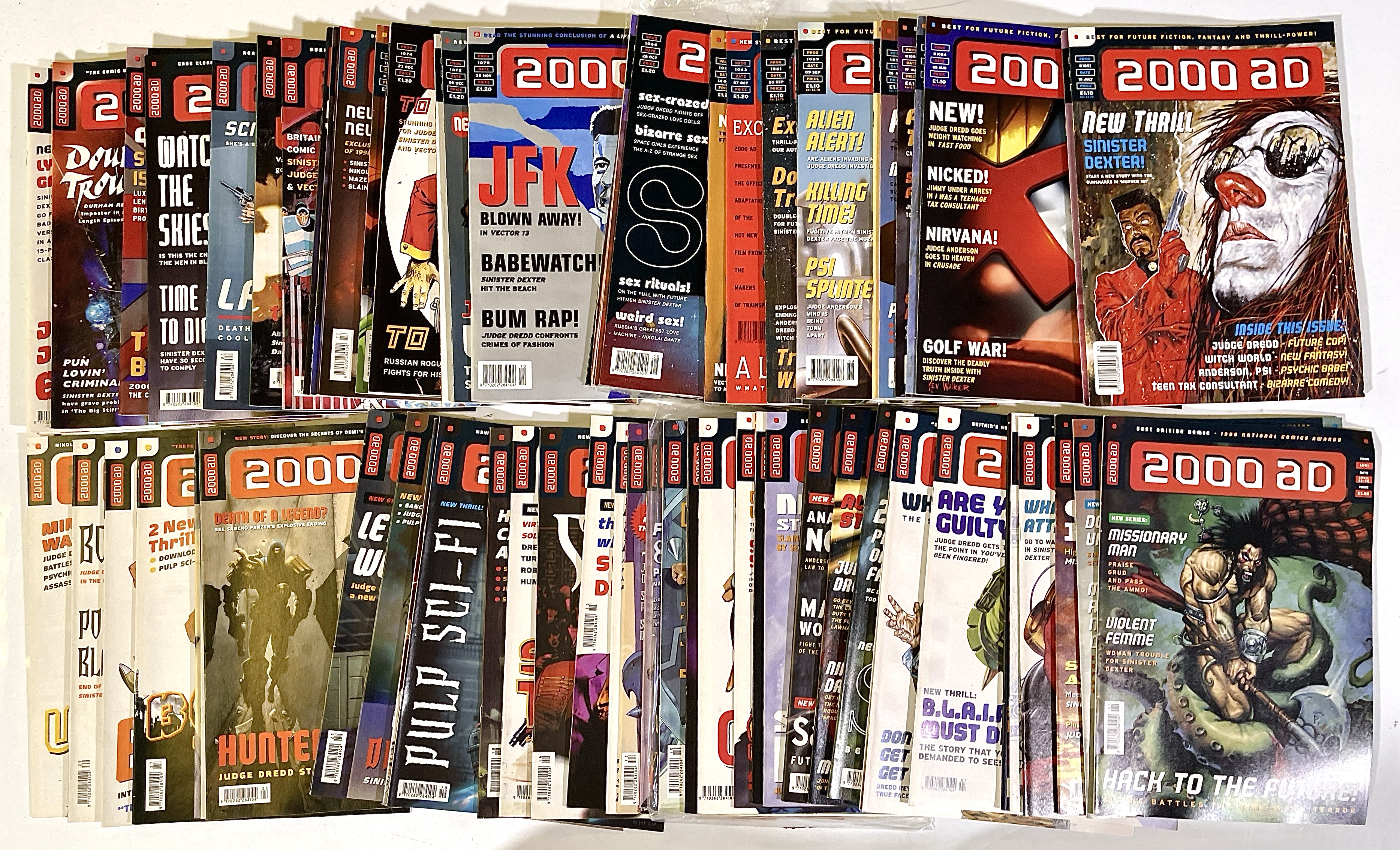Lot 99 - LARGE COLLECTION - 2000AD COMICS.