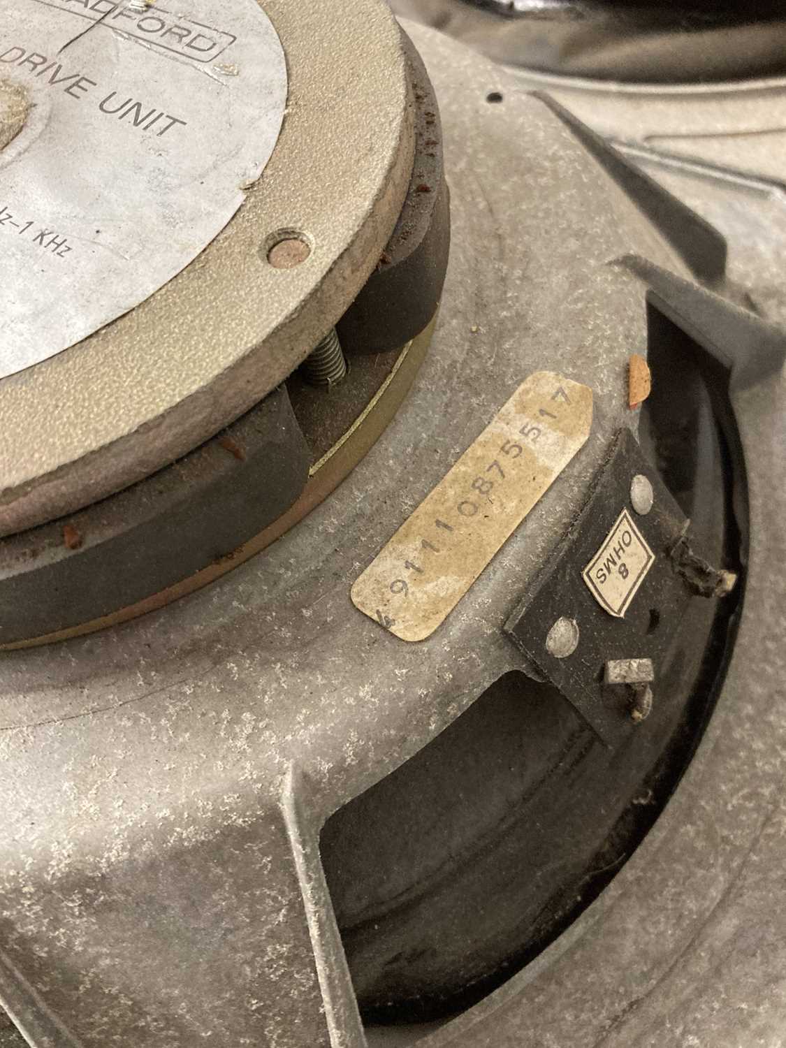 Lot 18 LARGE COLLECTION OF SPEAKER CONES.