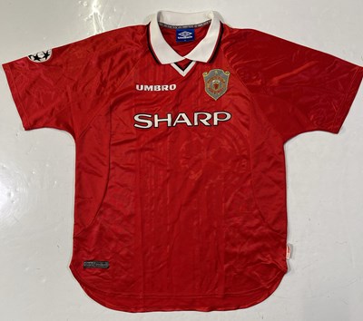 Lot 320 - MANCHESTER UNITED - 1999 CHAMPION'S LEAGUE WINNERS HOME SHIRT.