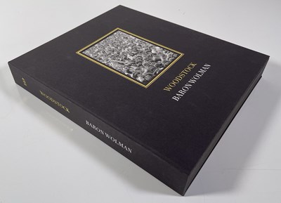 Lot 110 - BARON WOLMAN - WOODSTOCK - LIMITED EDITION DELUXE BOOK.