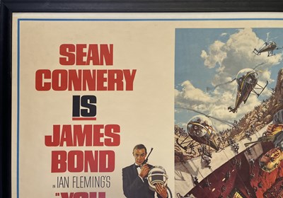 Lot 170 - JAMES BOND - YOU ONLY LIVE TWICE (1967) - US DRIVE-IN POSTER.