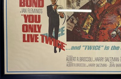 Lot 170 - JAMES BOND - YOU ONLY LIVE TWICE (1967) - US DRIVE-IN POSTER.