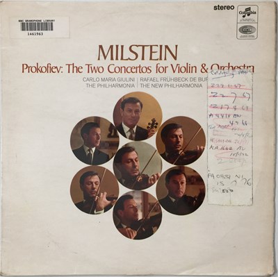 Lot 17 - MILSTEIN/GIULINI/DE BURGOS - PROKOFIEV: THE TWO CONCERTOS FOR VIOLIN & ORCHESTRA LP (SAX 5275)