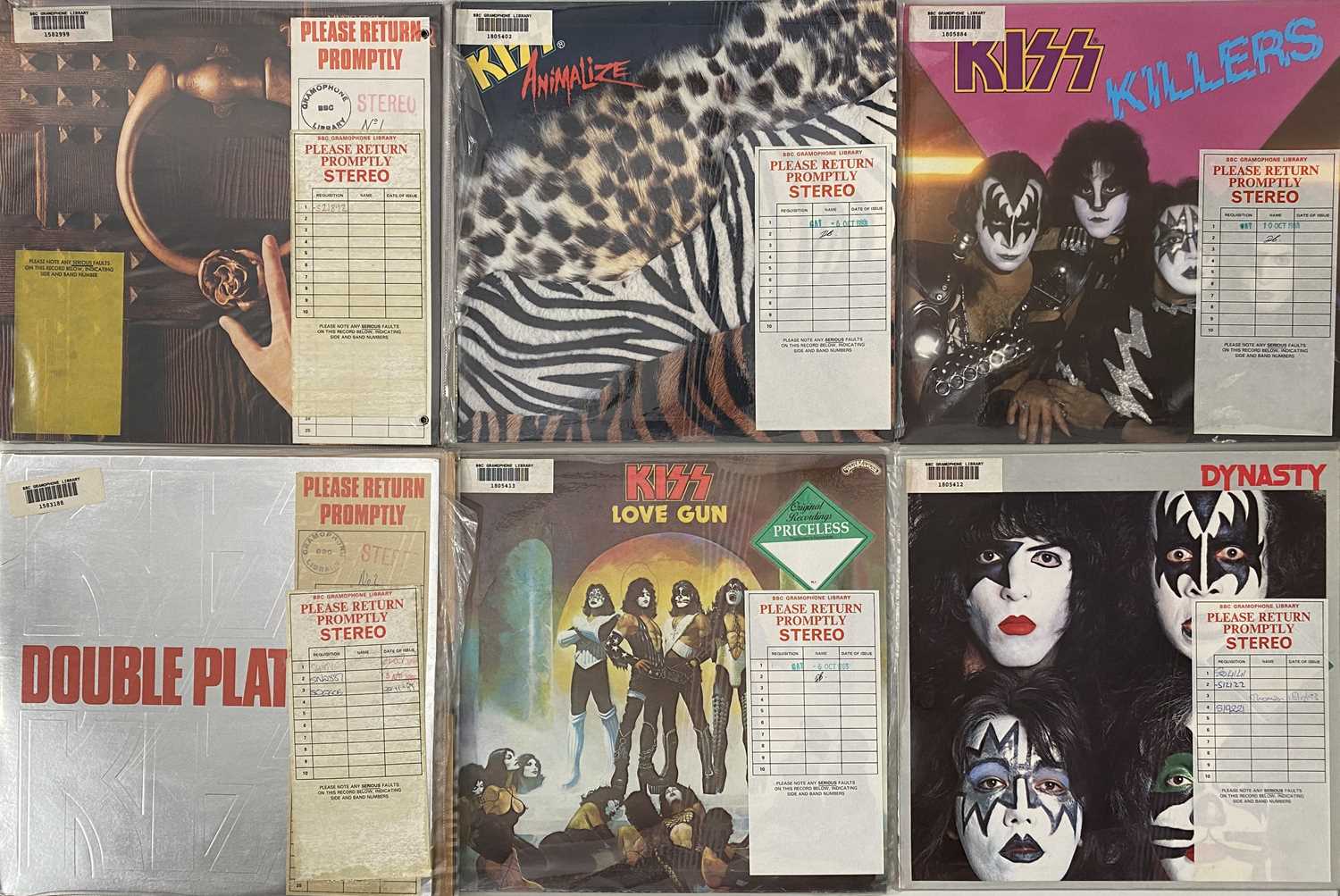 Lot 206 - KISS - LP COLLECTION