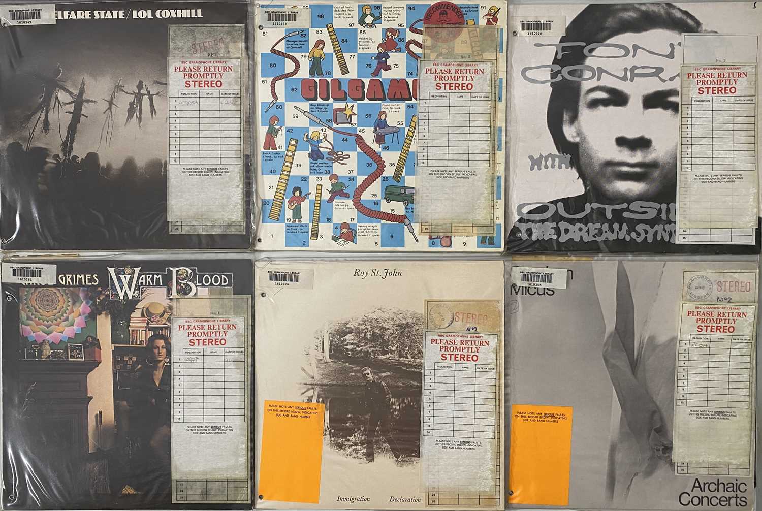 Lot 203 - CAROLINE RECORDS - LP PACK