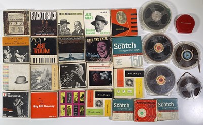 Lot 62 - ORIGINAL JAZZ AND BLUES REEL TO REEL TAPES.