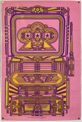 Lot 258 - BRITISH PSYCHEDELIA - DAVE ROE - FIVE 'POLYPOPS' POSTERS.