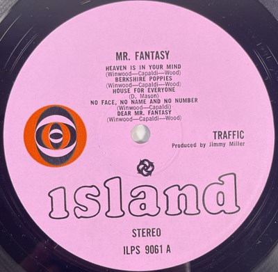 Lot 69 - TRAFFIC - MR FANTASY LP (UK ORIGINAL - PINK ISLAND - ILPS 9061)