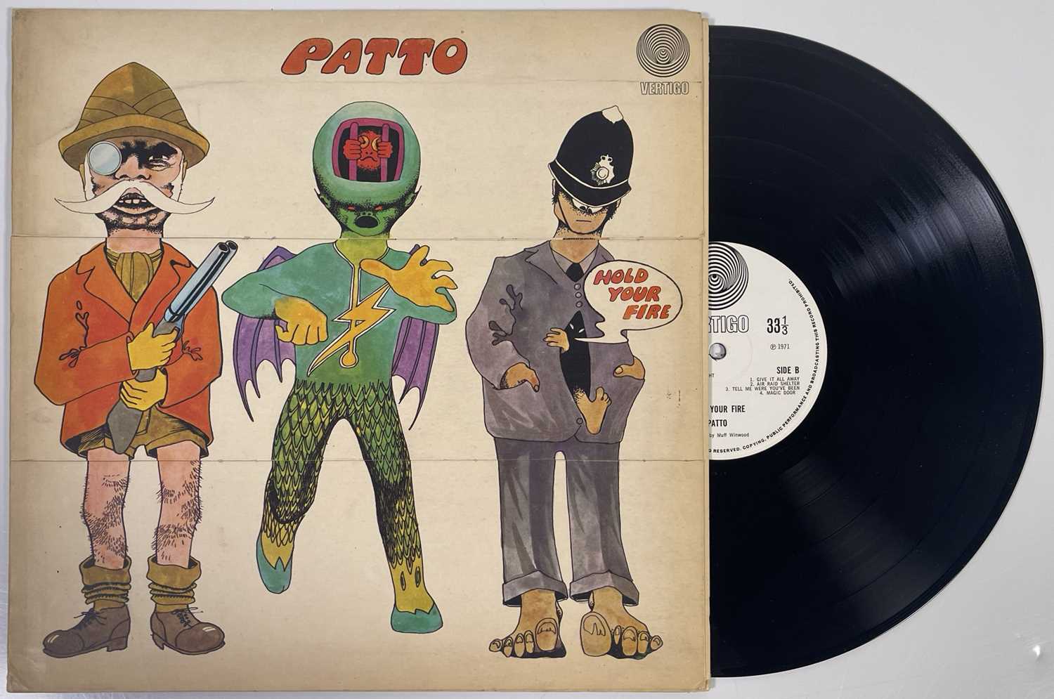 Lot 70 - PATTO - HOLD YOUR FIRE LP (UK FIRST - SWIRL - VERTIGO 6360 032)
