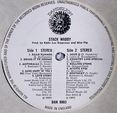 Lot 71 - STACK WADDY - STACK WADDY LP (UK ORIGINAL - DANDELION - DAN 8003)
