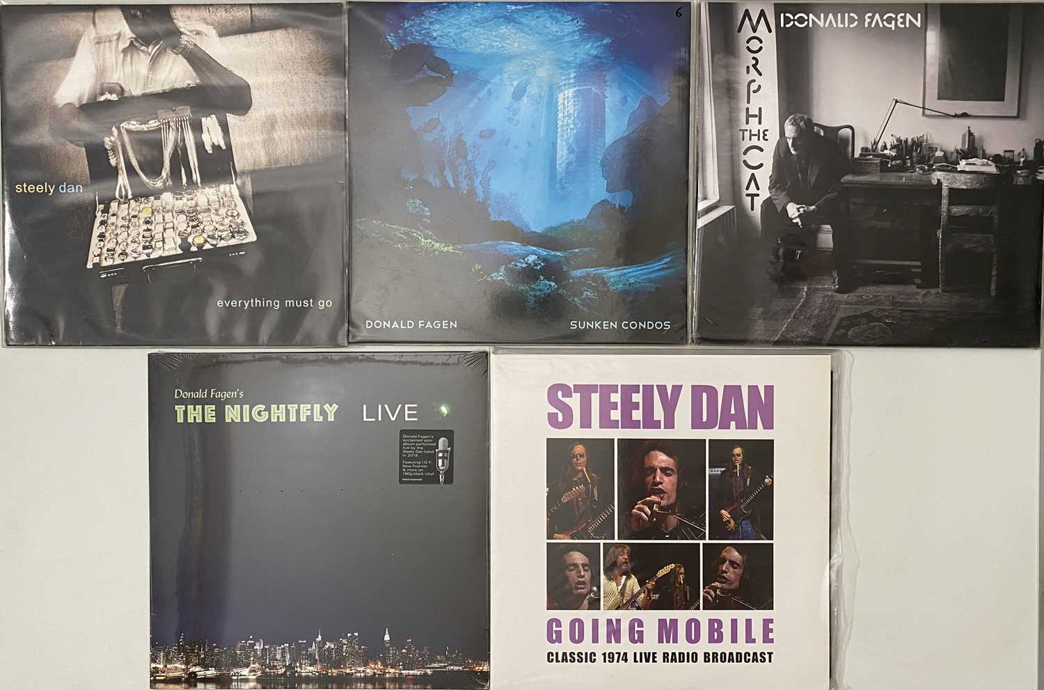 Lot 61 - CONTEMPORARY STEELY DAN / RELATED - LP PACK