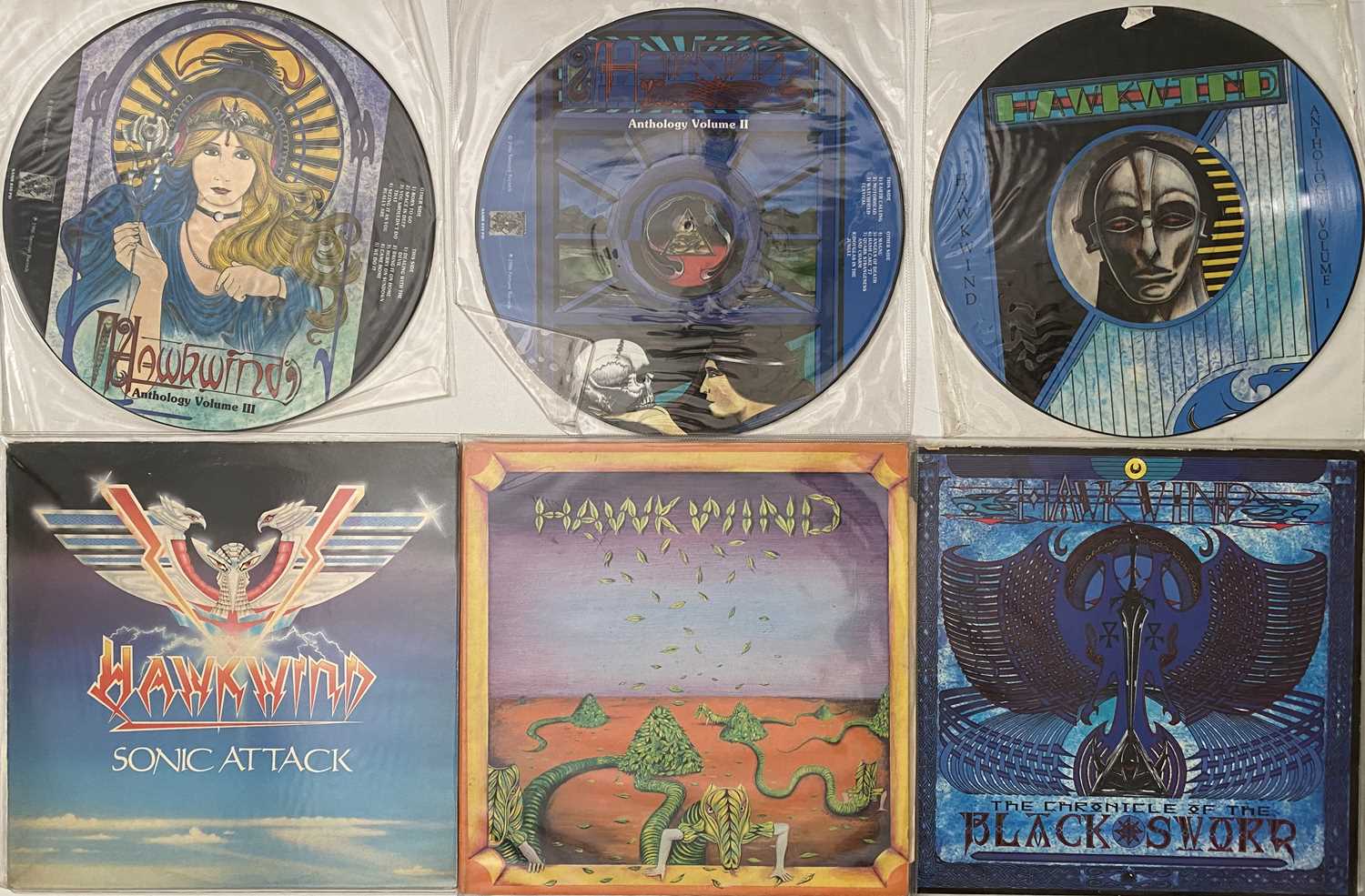 Lot 105 - HAWKWIND - LP PACK