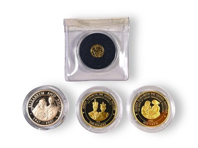 Lot 60 - GOLD COIN COLLECTION INC 1G CORONATION COIN.