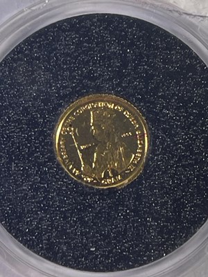 Lot 60 - GOLD COIN COLLECTION INC 1G CORONATION COIN.