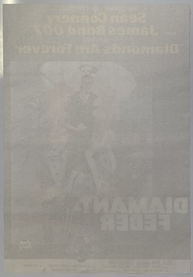 Lot 167 - JAMES BOND - DIAMONDS ARE FOREVER (1971) - C 1982 SWEDISH REISSUE.