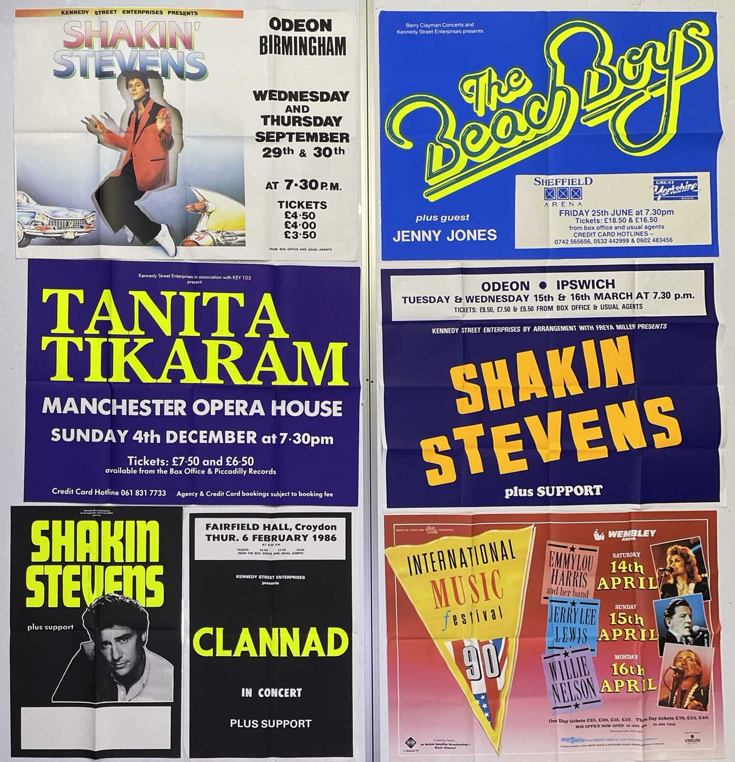 Lot 163 - 1980S/1990S CONCERT POSTERS.