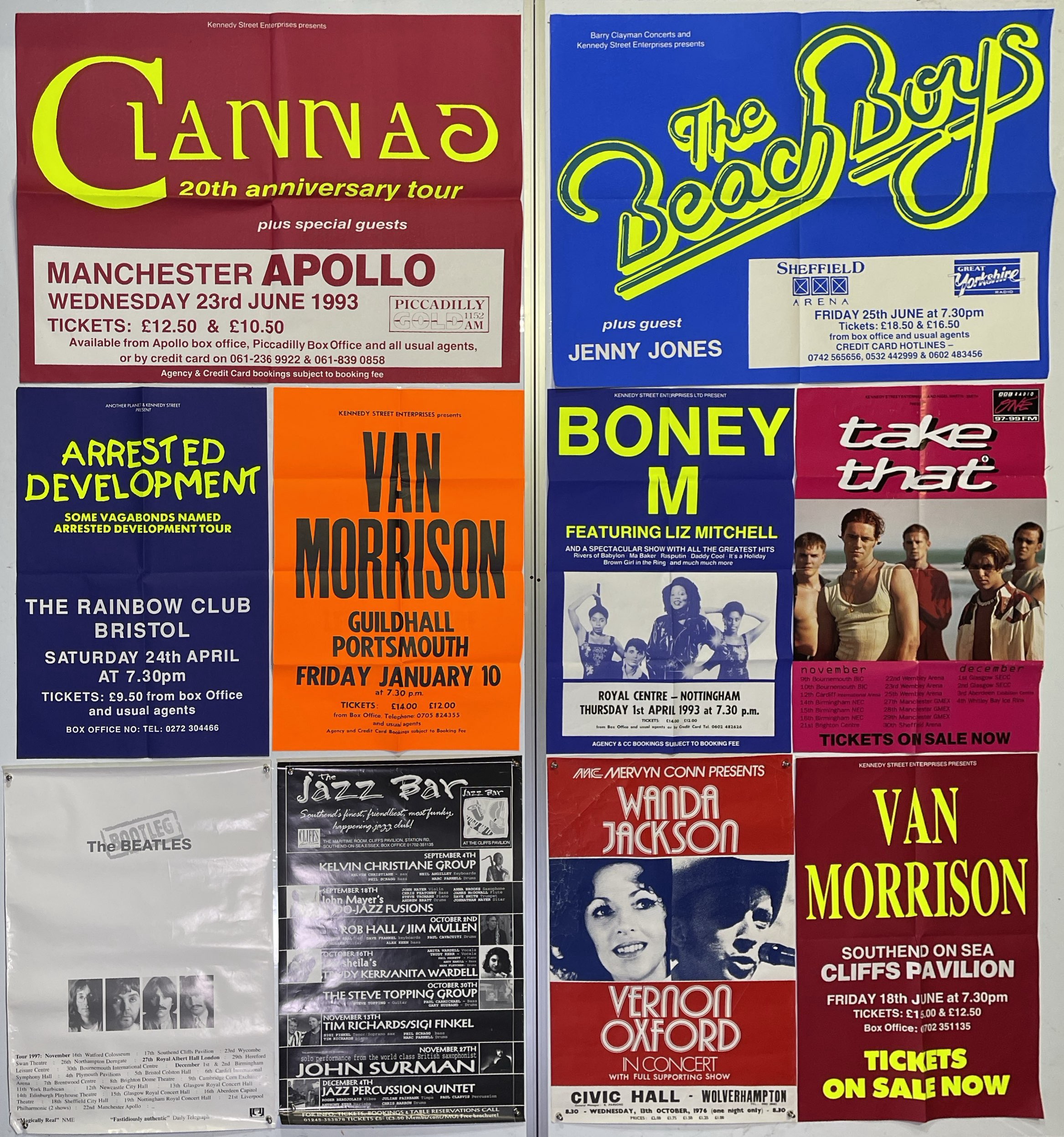 Lot 164 - 1980S/1990S CONCERT POSTERS