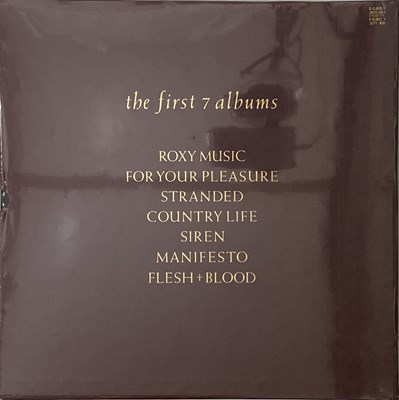 Lot 25 - ROXY MUSIC - THE FIRST 7 ALBUMS LP BOX SET (1981 - POLYDOR/EG - EGBS 1)
