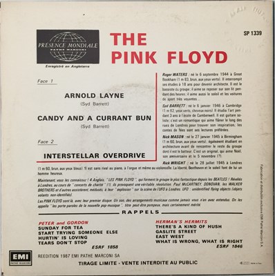 Lot 4 - THE PINK FLOYD - ARNOLD LAYNE 7" (1987 FRENCH PROMO - SP 1339)