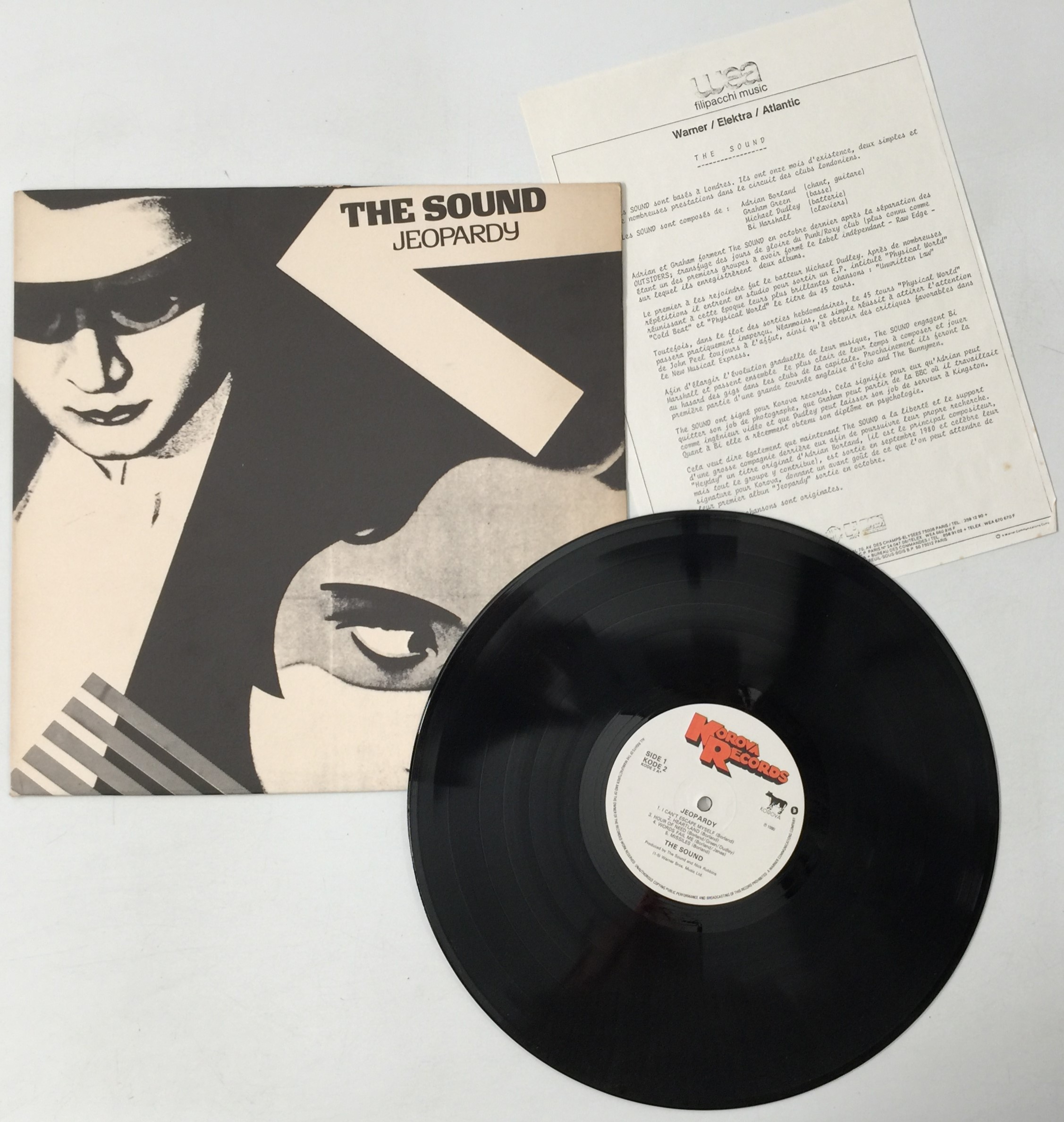 米、欧LP Sound (2) Jeopardy 5021732340719 Warner Music UK 未開封 /00260 LP SOUND (2) Jeopardy 502173234071 Warner Music USA & EU