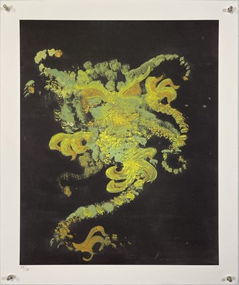 Lot 481 - JIMI HENDRIX - LIMITED EDITION FLOWER DEMON LITHOGRAPH.