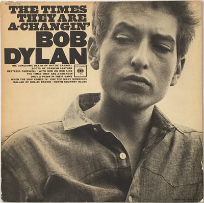 Lot 22 - BOB DYLAN - THE TIMES THEY ARE A-CHANGIN' LP (ORIGINAL US PROMO COPY - COLUMBIA CL 2105)