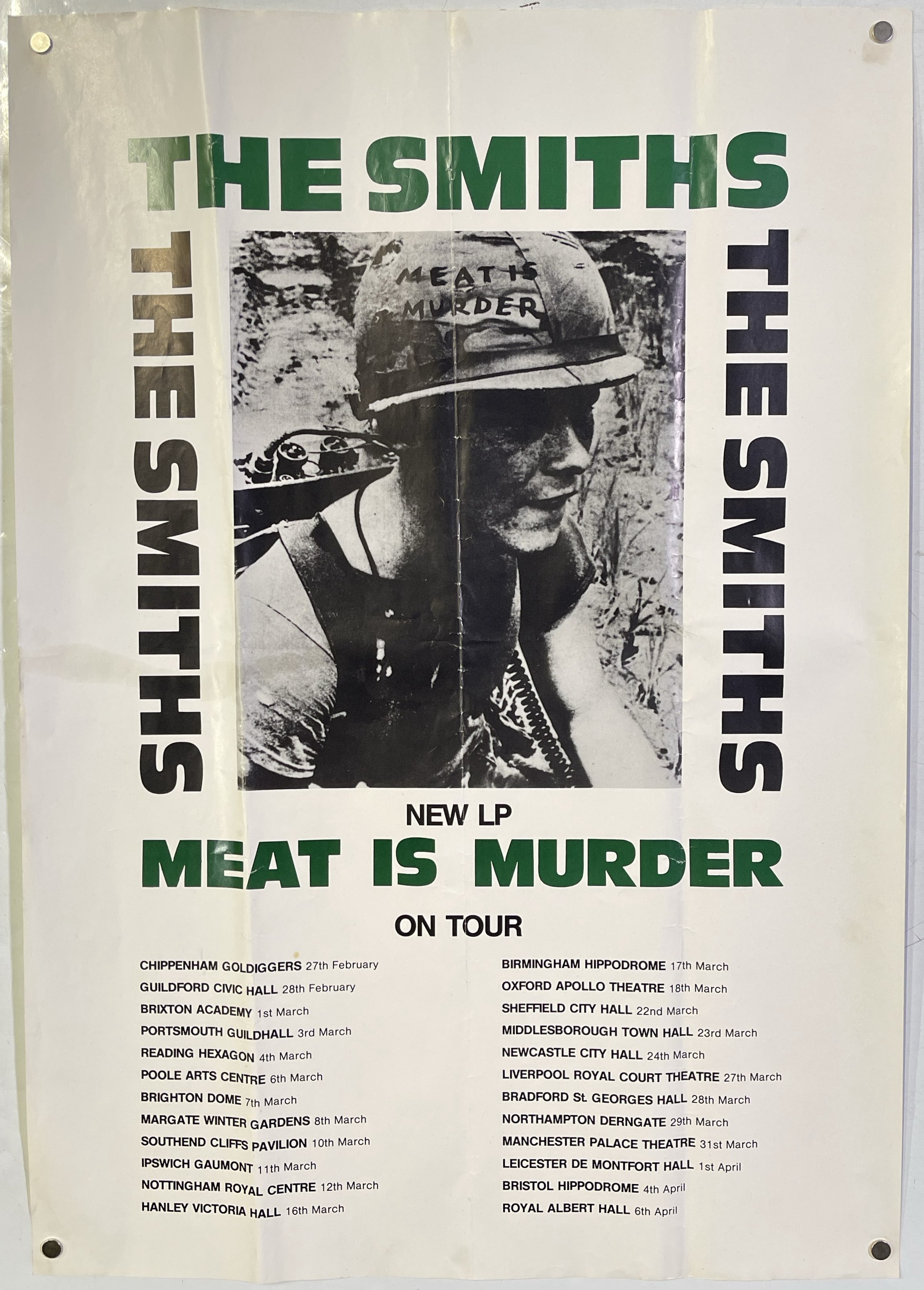 THE SMITHS MEAT IS MURDER 特大 A1 ポスター THE SMITHS Meat Is Murder 