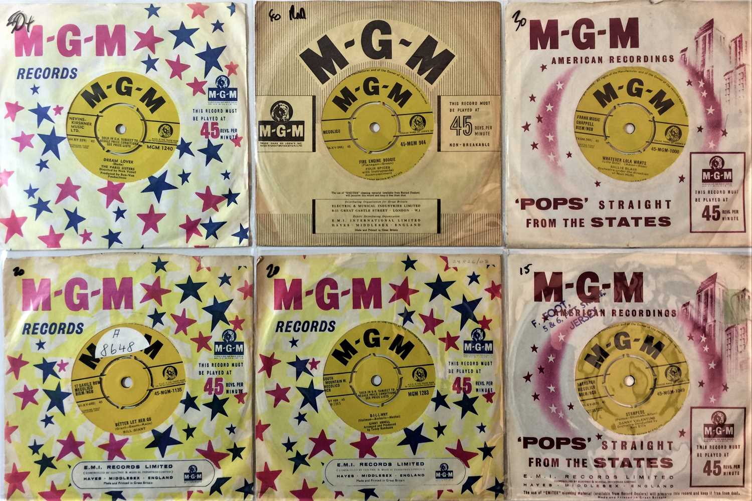 Lot 106 - MGM - 7" Rarities Pack