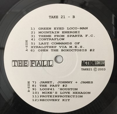 Lot 89 - THE FALL - THE REAL NEW FALL LP FORMERLY 'COUNTRY ON THE CLICK' LP (UK STOCK COPY - SIGNED BY MARCUS PARNELL - ACTION RECORDS - TAKE 21)