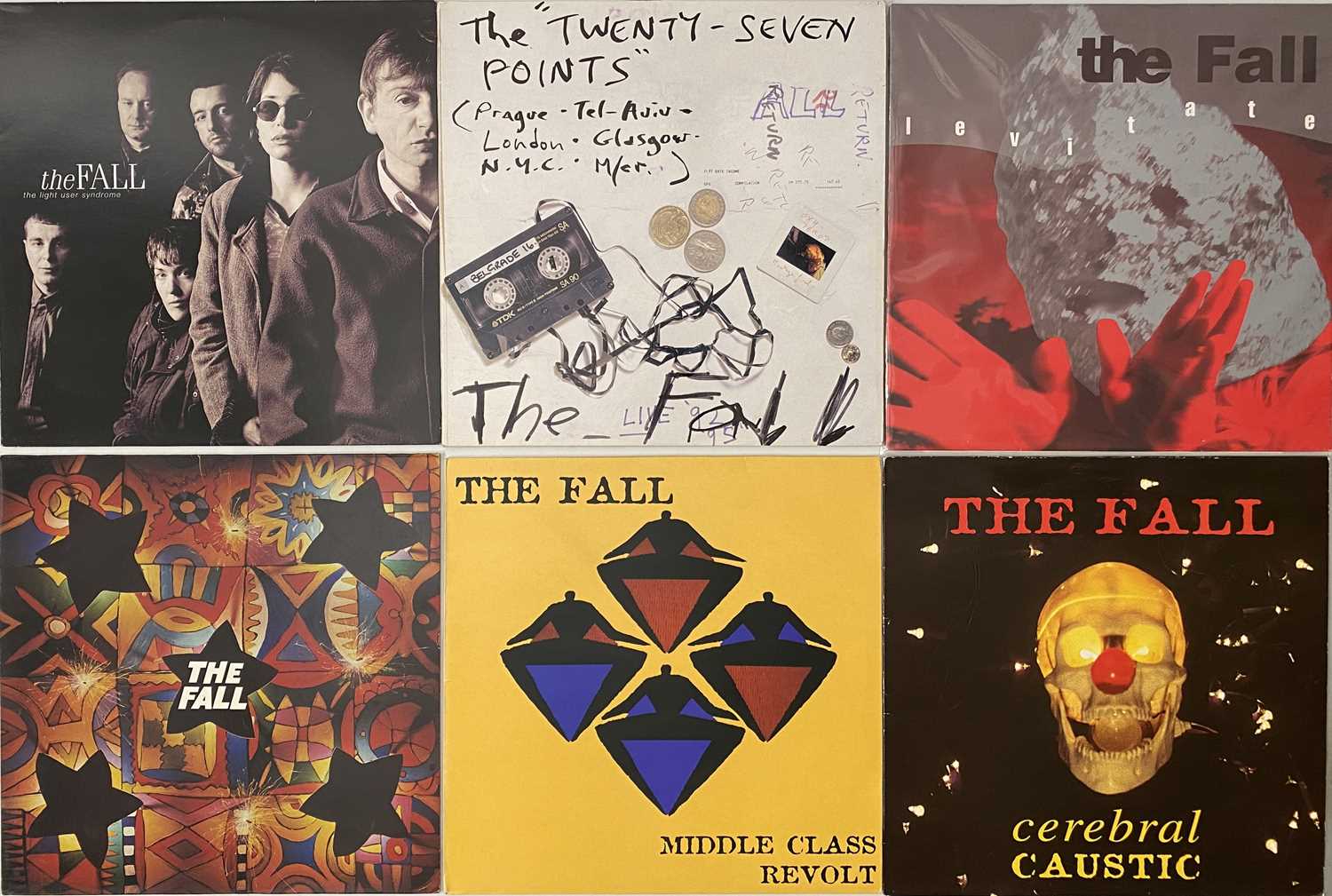 Lot 77 - THE FALL - 1990s STUDIO LP PACK