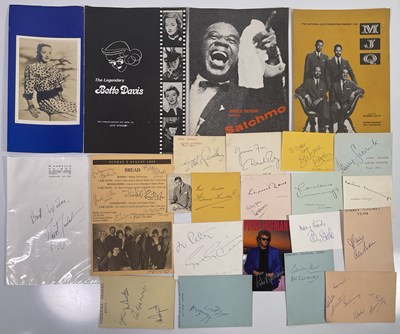 Lot 158 - MUSIC / FILM / TV / SPORT AUTOGRAPHS.