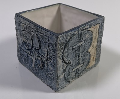 Lot 39 - TROIKA CUBE -DECORATED BY PENNY BROADRIBB.