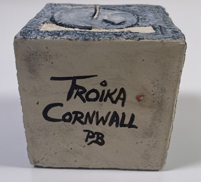 Lot 39 - TROIKA CUBE -DECORATED BY PENNY BROADRIBB.